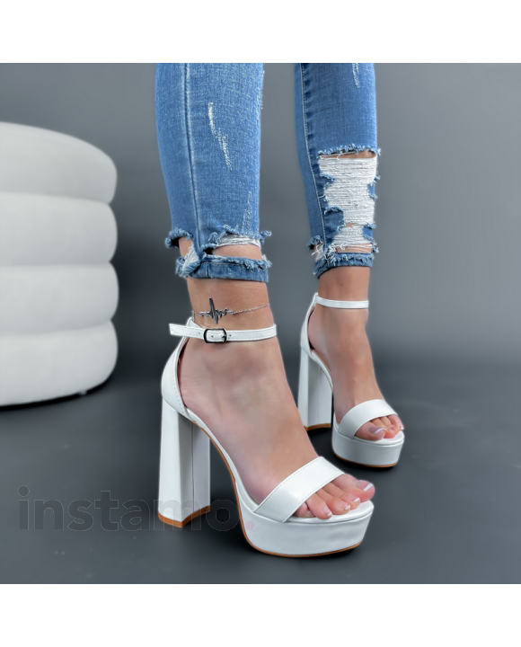 Bílé sandále-301011-20