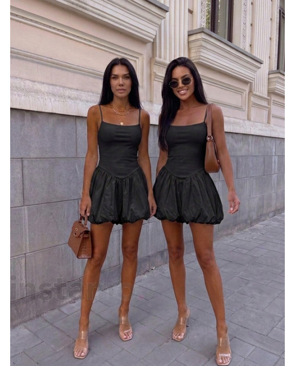 Černé PUFFY šaty-329388-20