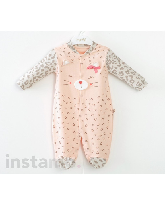 Dětský lososový overal s kočkou-258325-20