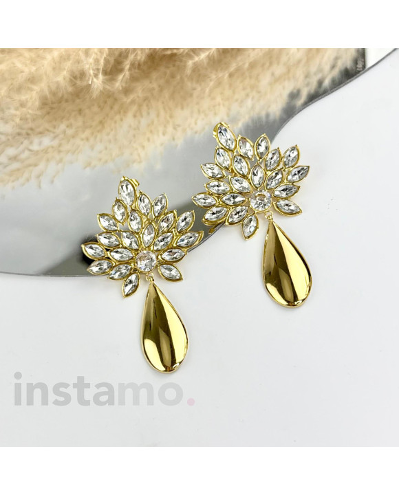 Dámské ocelové visací náušnice-321551-20