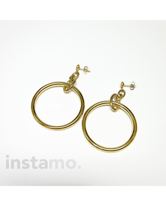 Dámské ocelové náušnice kruhy-303928-20