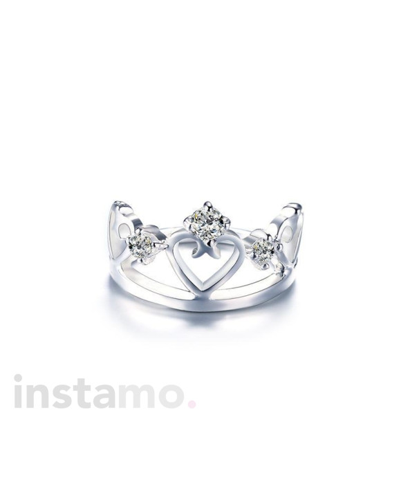 Dámsky oceľový prsteň