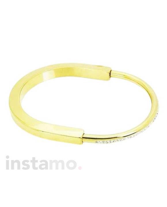 Dámský ocelový náramek s křišťálem-311710-20