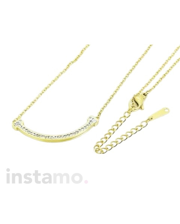 Dámský ocelový náhrdelník s přívěskem-311827-20