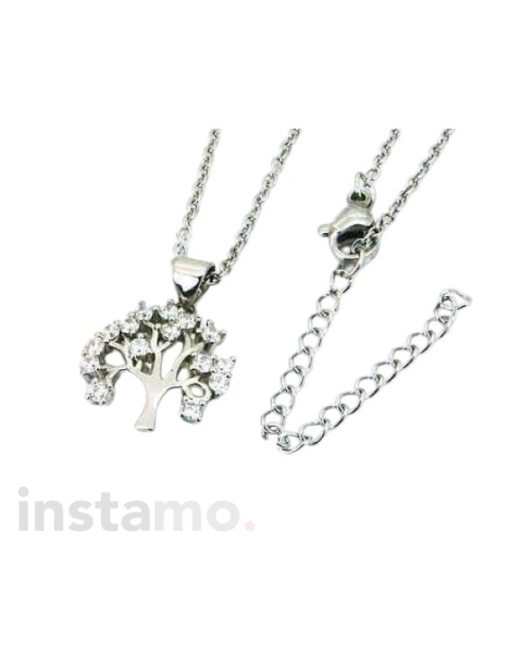 Dámský ocelový náhrdelník strom života-311828-20