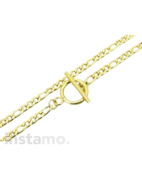 Ocelový řetízek pozlacená-311880-20