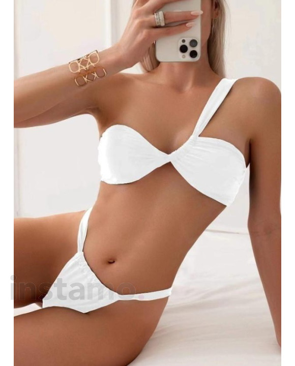 Bílé dvoudílné plavky-302409-20