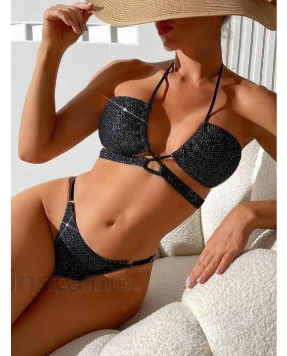 Černé dvoudílné plavky-302504-20