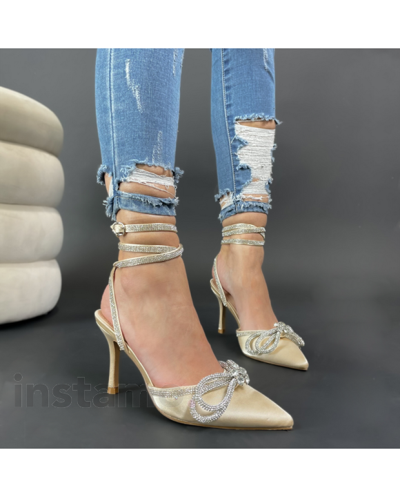 Béžové sandále s kamínky-300662-20