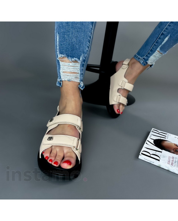 Béžové sandále-302366-20