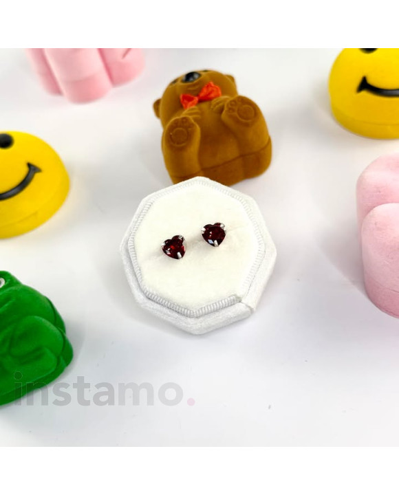 Dětské stříbrné náušnice srdce-319691-20