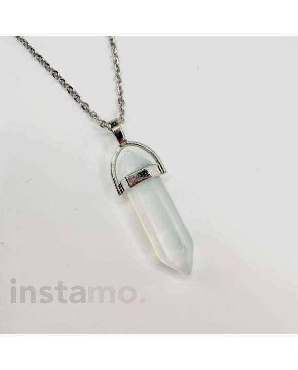 Ocelový náhrdelník s křišťálem-319424-20