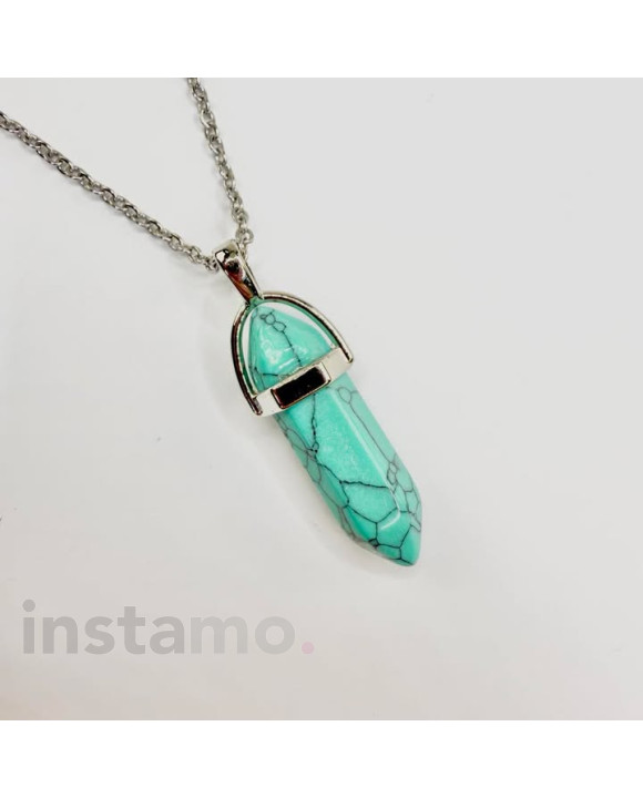 Ocelový náhrdelník s křišťálem-319423-20