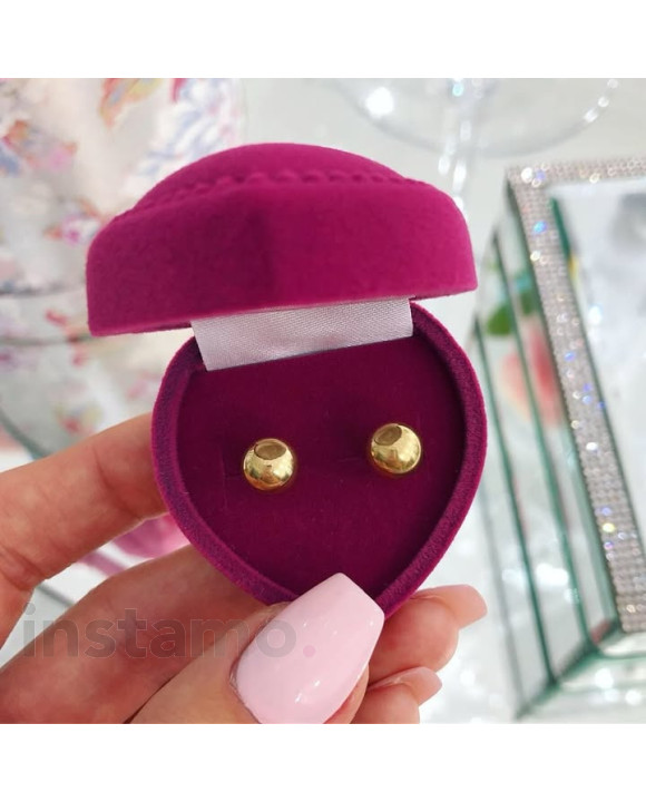 Dámské ocelové náušnice pozlacené pecky-321463-20