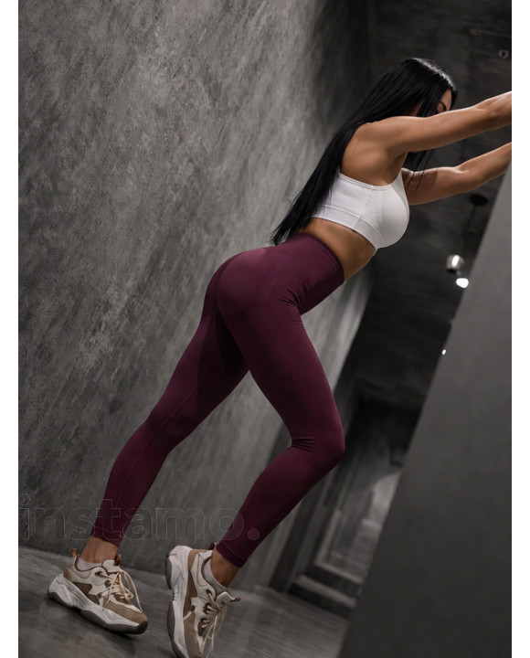 Vínové push-up legíny-330378-20
