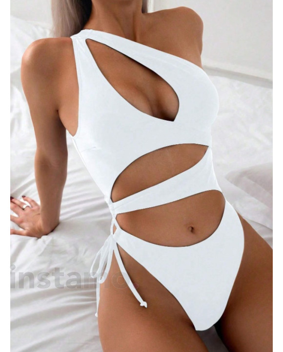 Bílé jednodílné plavky-318791-20