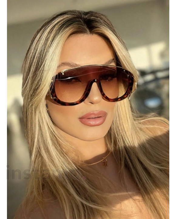 Hnědé sluneční brýle-319437-20