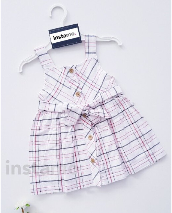 Bílé kostkované letní šaty-269581-20