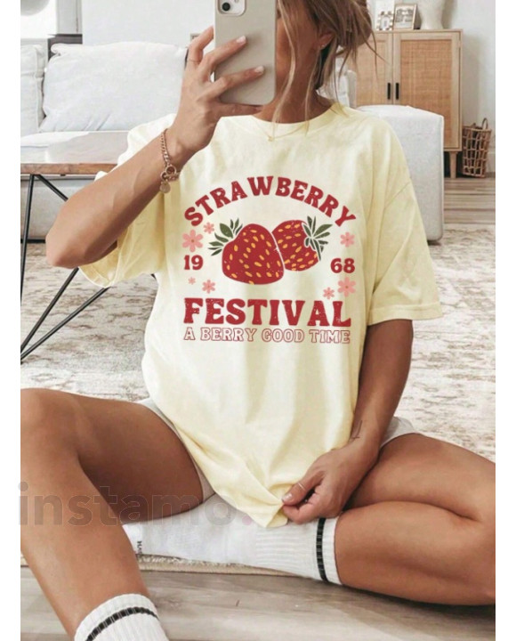 Béžové tričko s potiskem-316115-20