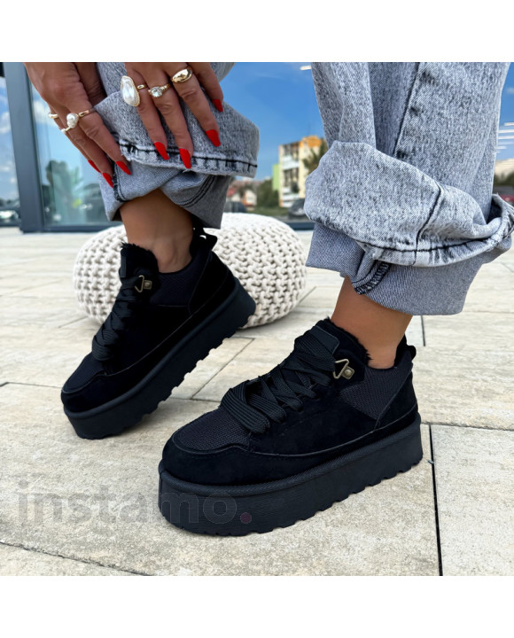 Černé zateplené tenisky-321488-20