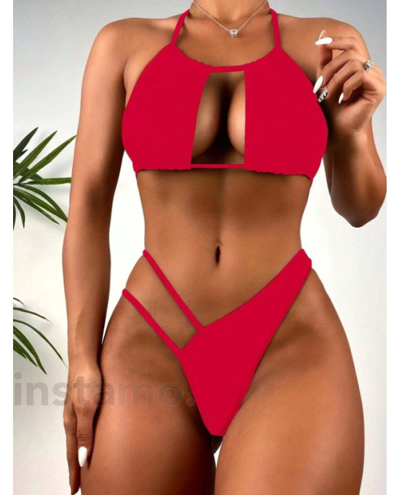 Červené dvoudílné plavky-308256-20