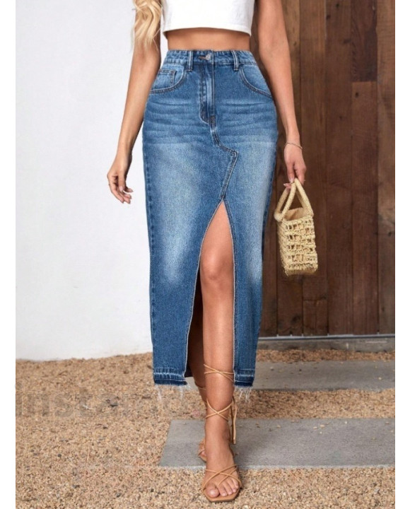 Modrá džínová sukně-309119-20