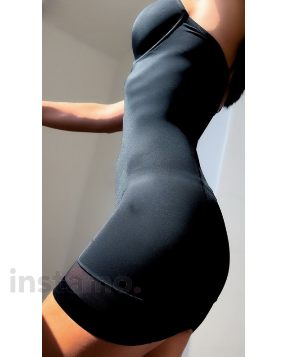 Černá stahovací spodnička-304524-20