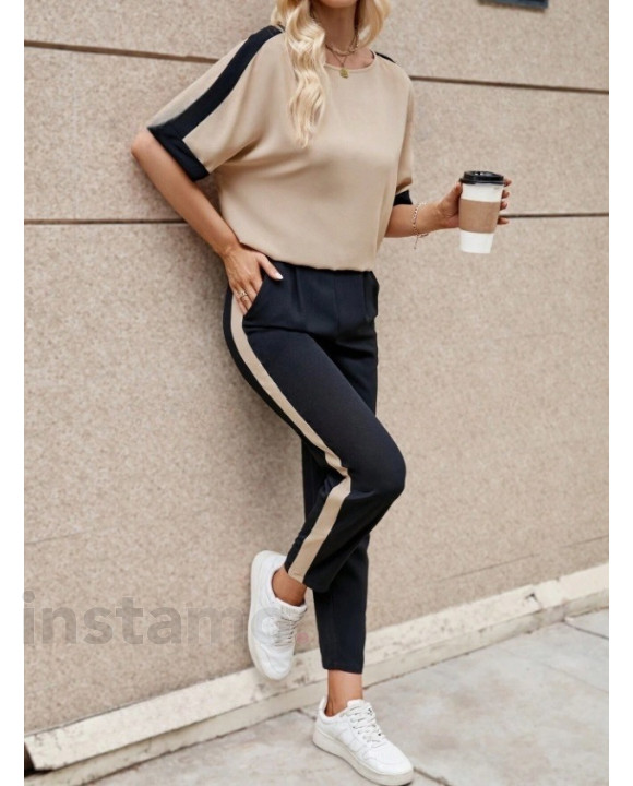 Béžovo-černý komplet-309461-20