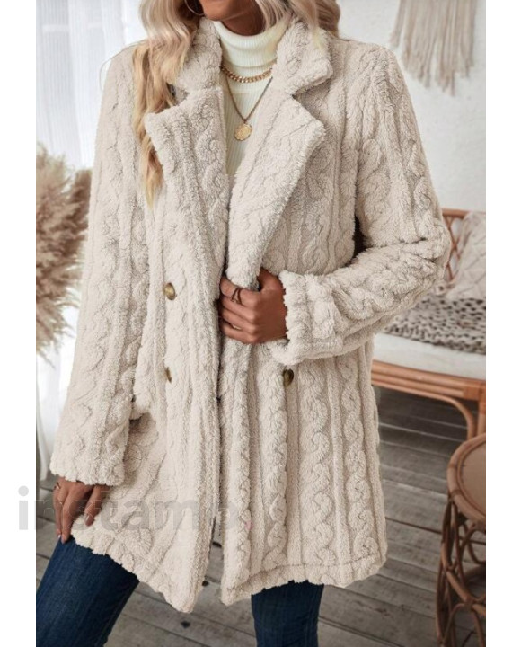 Béžový kožešinový kabátek-295244-20