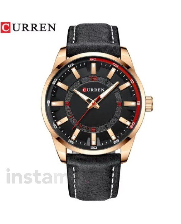 Pánské hodinky s koženým řemínkem-317083-20