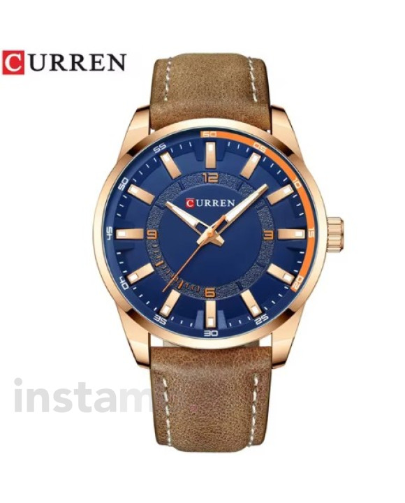 Pánské hodinky s koženým řemínkem-317084-20