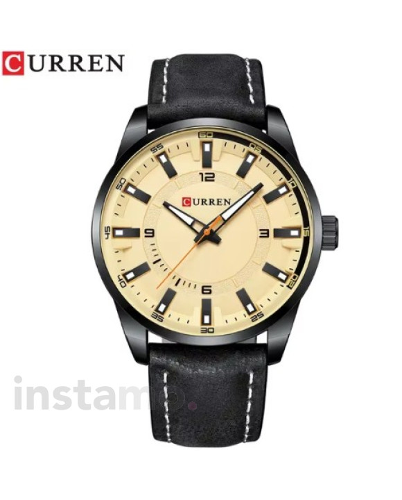 Pánské hodinky s koženým řemínkem-317081-20