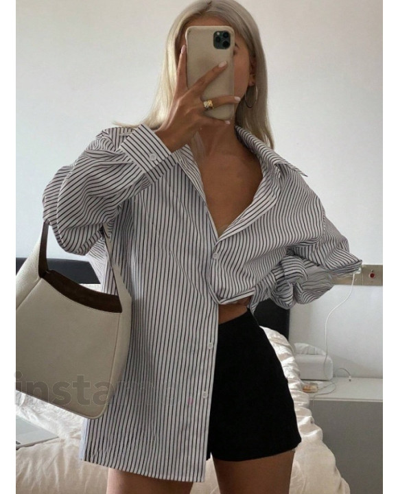 Bílá pruhovaná košile-309573-20