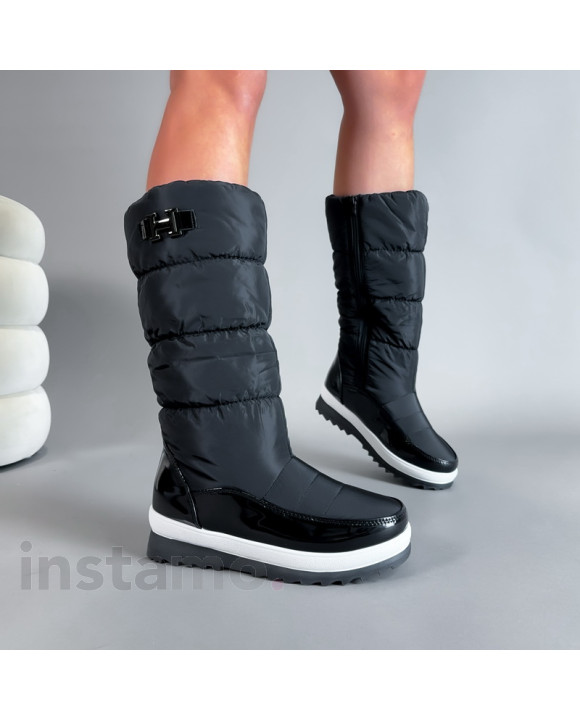 Černé vysoké kozačky-297004-20