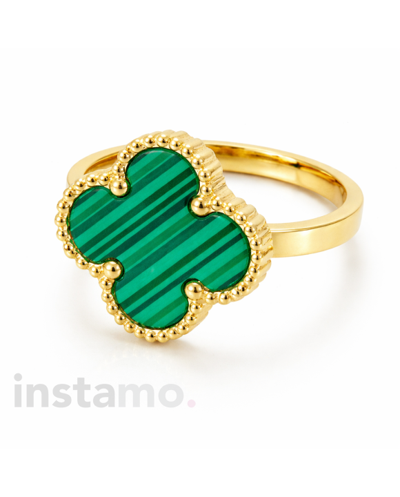 Ocelový prsten zelený-279449-20