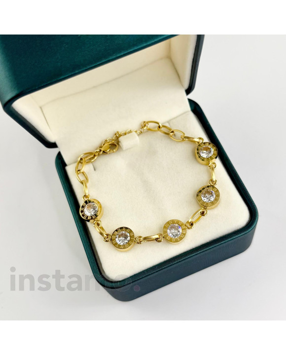 Dámský ocelový náramek-321590-20