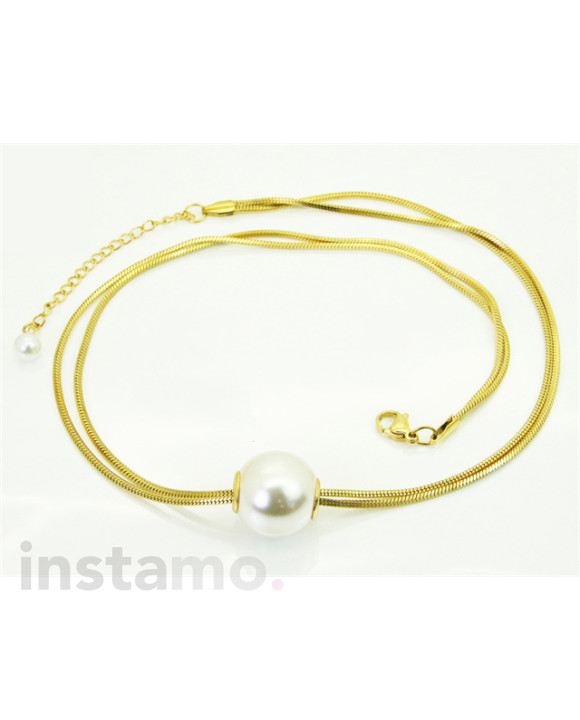Dámský náhrdelník s perlami-318061-20