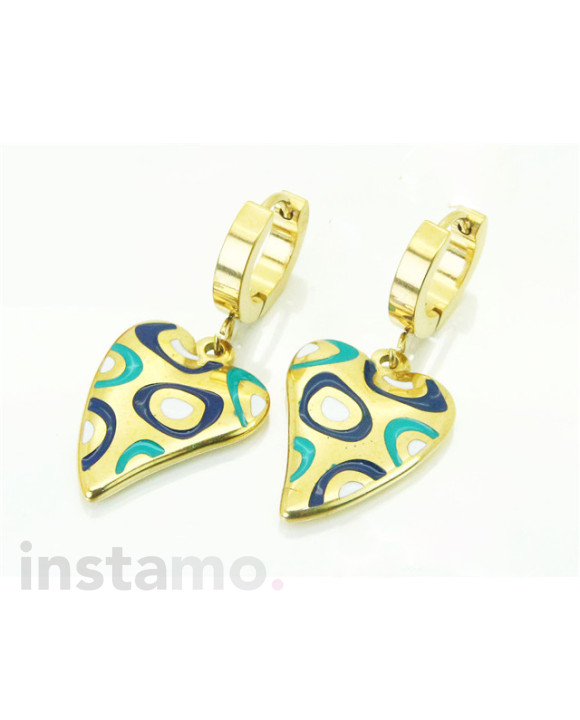 Dámské ocelové náušnice květ-318042-20