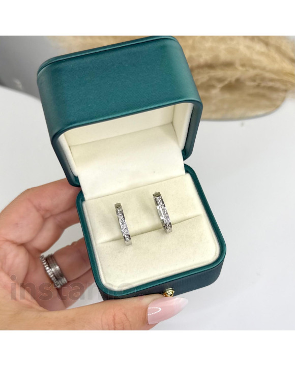 Kruhové ocelové náušnice ovalné-321543-20