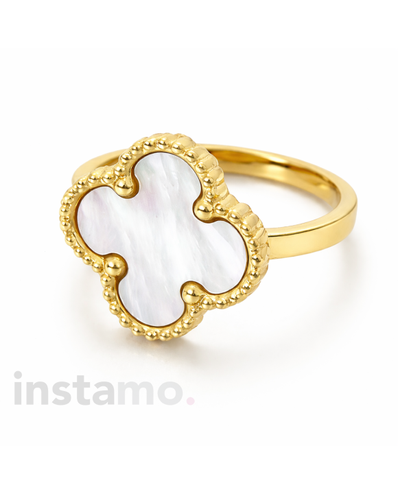 Ocelový prsten bílý-279464-20