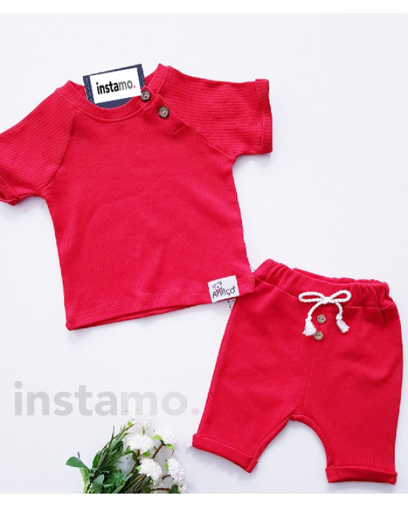 Červená dvoudílná souprava-269985-20