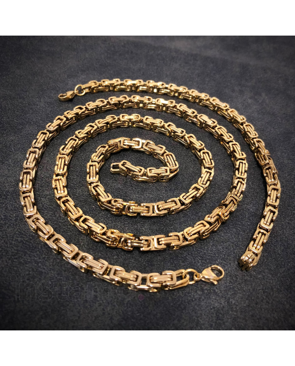 Pozlacená ocelová souprava-279851-20