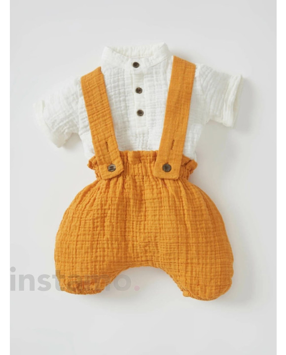 Bílo-horčicová dvoudílná souprava-254140-20