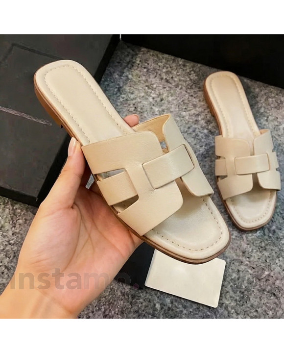 Béžové pantofle-326462-20