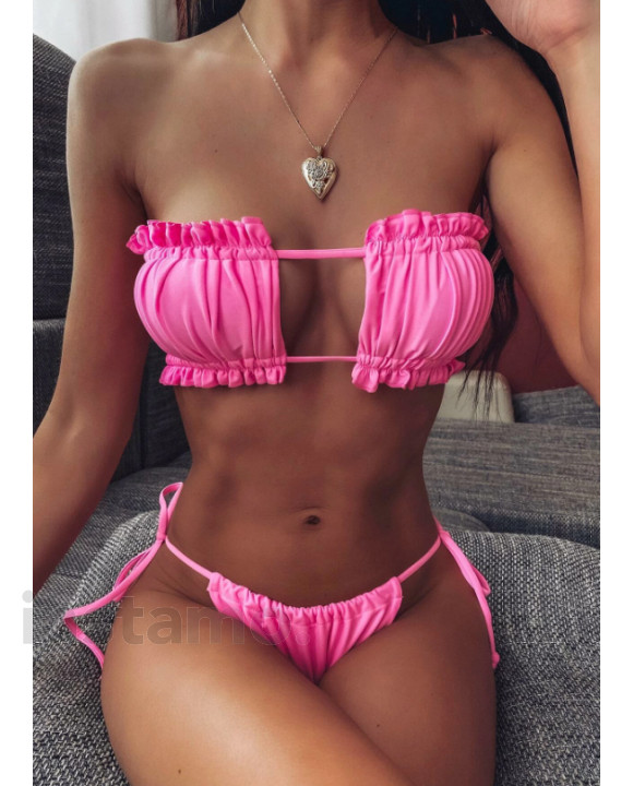 Růžové dvoudílné plavky-270314-20