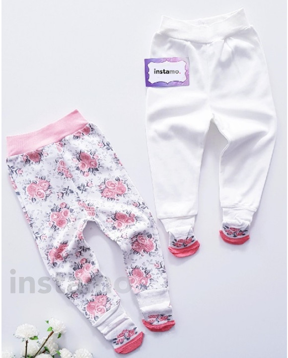 2-dílná kombinace květinových tepláčků-258816-20