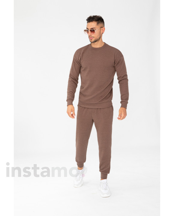 Hnědá tepláková souprava-253057-20