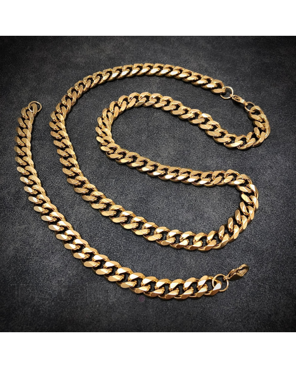 Pánská pozlacená ocelová souprava-276977-20