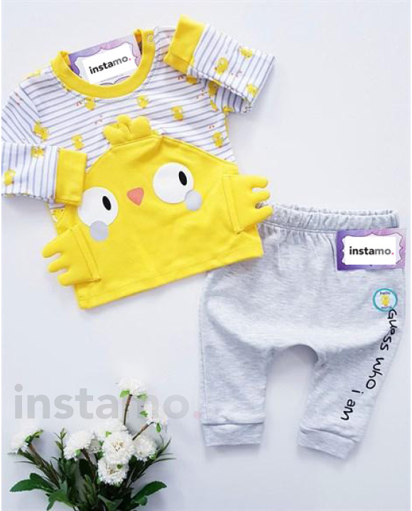 Žluto-šedá dvoudílná souprava-248629-20