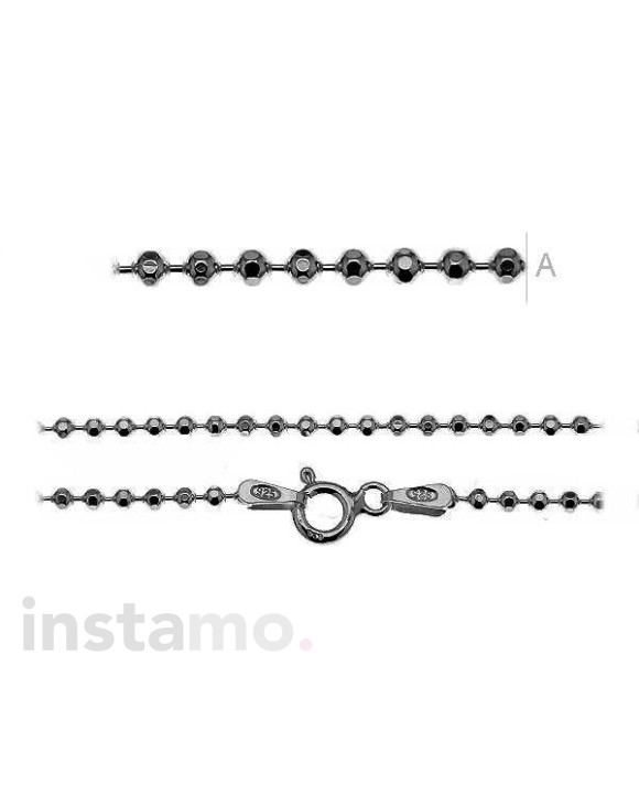 Stříbrný řetízek-168133-20